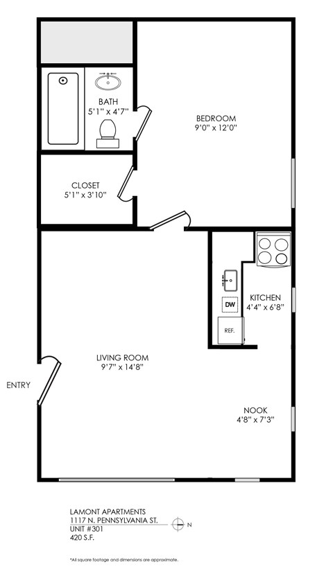 1117 Pennsylvania Street 1-2 Beds Apartment for Rent - Photo Gallery 13